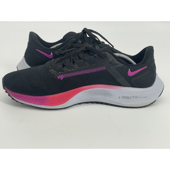 Nike Air Zoom Pegasus 38 Mens Size 10 Black Pink Running Shoes CW7356-011 main image 12